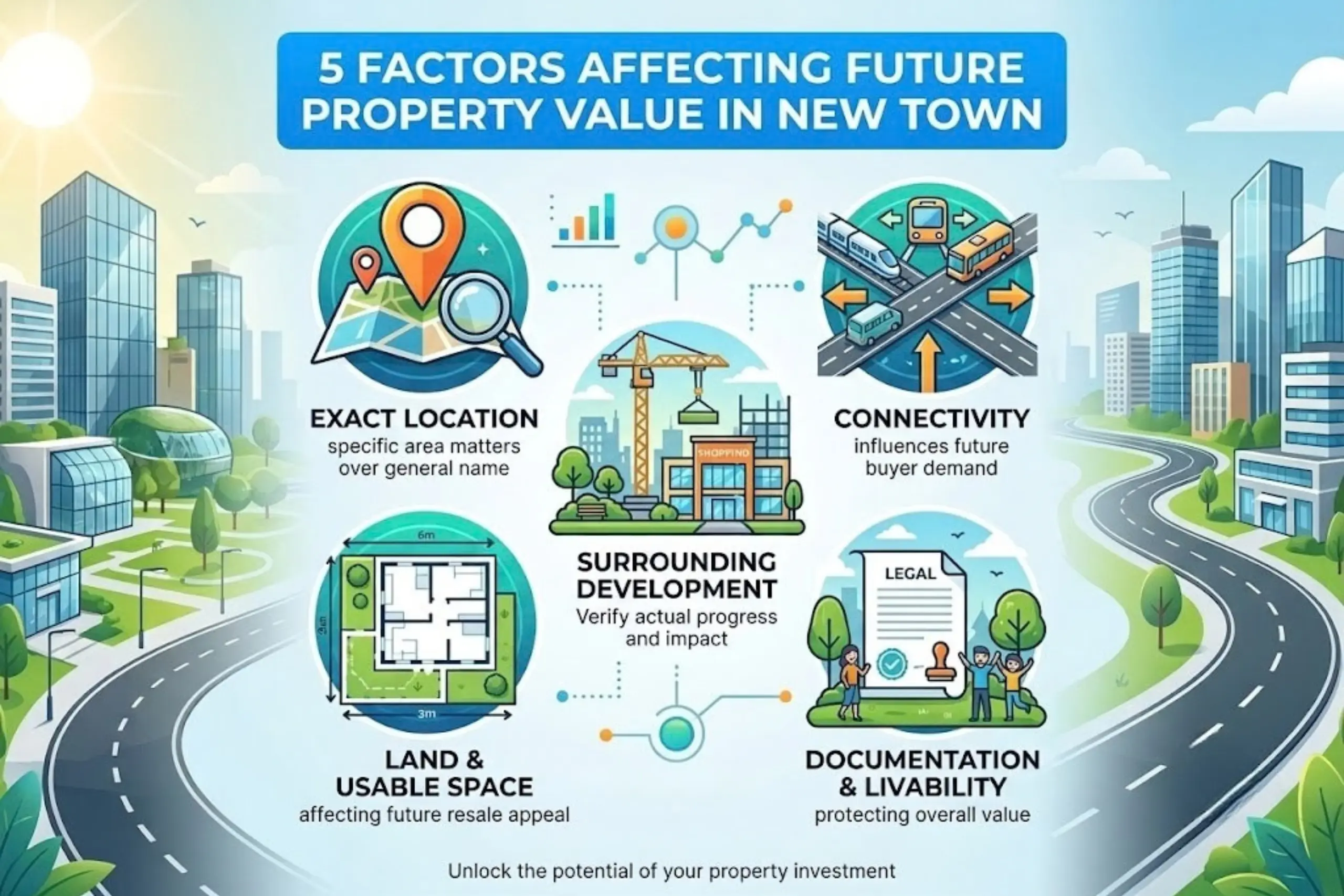 5 Factors That Can Affect the Future Value of Property in New Town